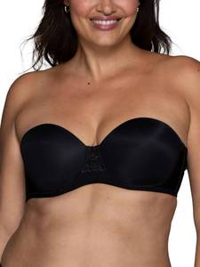 lot 20231 image: Vanity Fair womens Beauty Back Smoothing Strapless (34b - 44dd) Bra, Midnight Black, 34C US