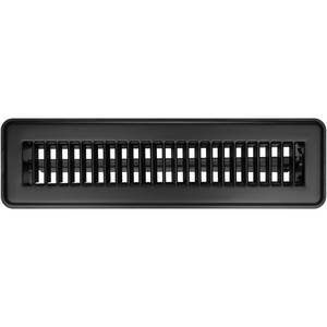 lot 20238 image: BYEWIRE Floor Register Vents 2x10, Black Heavy Duty Walkable Floor Vents