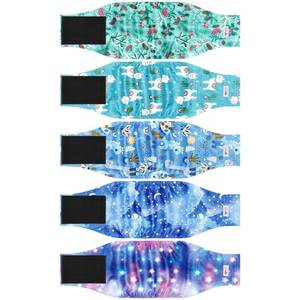 lot 20244 image: 5 Pack Dog Diapers Male Reusable, Premium Belly Bands for Dogs, High Absorbing Male Dog Pee Wraps for Doggie in Incontinence or Excitable Urination Galaxy M