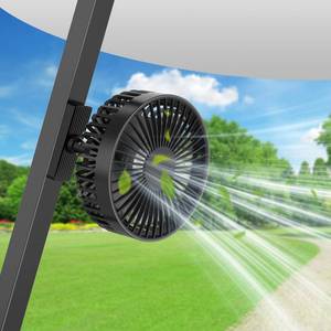 lot 20260 image: AquaHood Golf Cart Portable Fan Accessories Rechargeable Magnetic Base (Charger Not Included)