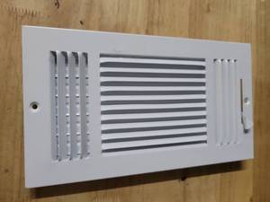 lot 20283 image: White CeilingWall Air Return Vent Register  Approx. 14 x 8 inches
