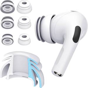 lot 20287 image: Premium Multi-Flange Eartips for AirPods Pro 1&2 (SML) �� Always Fits, Never Slips
