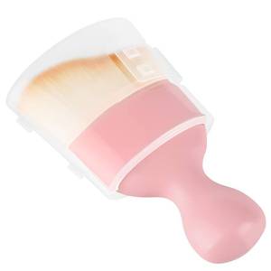 lot 20325 image: Cartisen Car Detailing Brush, Soft Bristle Cleaning Brush, Scratch-Free Auto Duster Tool for Dashboard, Air Vents, Leather & Interior Cleaning (Pink&Brown with Cap)