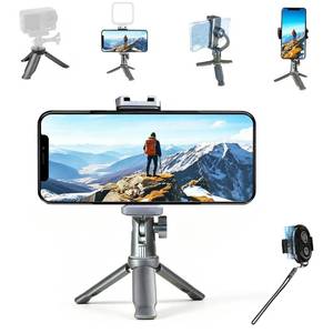 lot 20331 image: Lightweight Detachable Phone Stand Tripod with Remote for iPhone Samsung