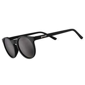 lot 20417 image: goodr Its Not Black Its Obsidian Polarized Round Sunglasses