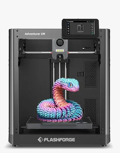 lot 1416 image: FLASHFORGE Adventurer 5M 3D Printer,Support Multi Materials, High Precision600mms Max Speed, CoreXY & Auto Bed Leveling, 280°C Direct Extruder, 3s Detachable Nozzle, Effective Cooling,220x220x220mm