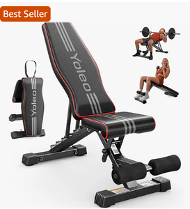 lot 5582 image: Yoleo DB260 Weight Bench with Leg Attachment