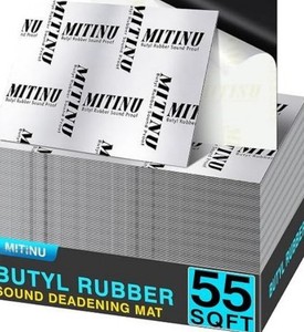 lot 5584 image: Butyl Rubber Sound Deadening Material for Cars, Automotive Sound Deadener, 50pcs
