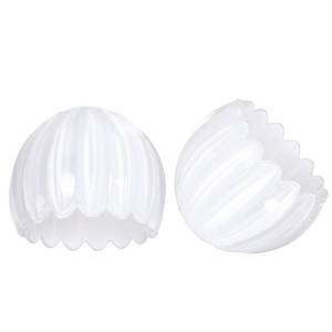 lot 1489 image: Shenmoyl Tulip Lamp Shades Replacement, 1.42 Fitter Opening White Glass Sconce Shade Heavy and Thick for Wall Sconces Pendant Lights Ceiling Lights Chandelier, 2 Pack