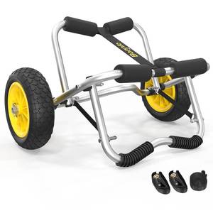 lot 7708 image: Bonnlo Canoe Kayak Boat Carrier Tote Trolley