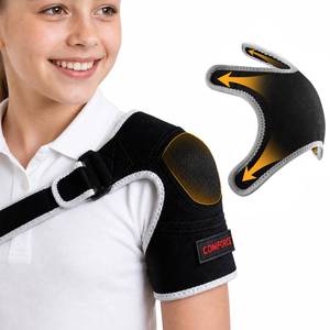 lot 9755 image: Shoulder Compression Memory Foam Sleeve with Detachable Pad, Men and Woman
