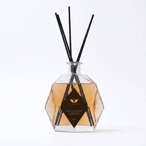 lot 9763 image: Tikala Home Fragrance Luxury Reed Diffuser with Sandalwood Scent 23.67 fl oz  Crystal Glass Bottle Home Fragrance for Living Room, Bathroom & Office