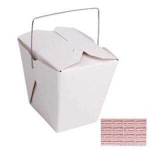 lot 9790 image: zmybcpack 50 Pack 16oz1 Pint Chinese Take Out Boxes, Paper Food Containers