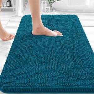 lot 9796 image: OLANLY Bathroom Rugs 30x20, Extra Soft Absorbent Chenille Bath Rugs