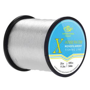 lot 10018 image: SF X-Strength Monofilament Fishing Line Clear 25LB 595Yds