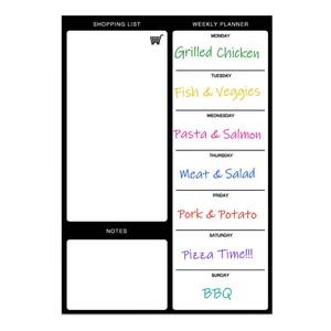 lot 10031 image: RJLCTH Magnetic Weekly Meal Planner, Fridge Dry Erase Menu Board (B)