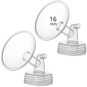 lot 10033 image: Momstouch 16mm Flange Compatible with Spectra S1 S2 9 Plus Synergy Gold Breastpump Replacement to Spectra Pump Parts and Flange Not Original Replaces Shield