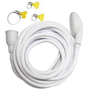 lot 10050 image: 5m16.4ft Portable Sink Hose Faucet Sprayer Sink Spray Rubber Hose Shampoo Sprayer Handheld Faucet Shower for Pets, Bathing Baby, Washing Hair, Rinsing Vegetables