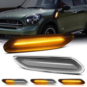 lot 10052 image: LED Side Marker Lights for Mini Cooper R60 R61 Countryman Paceman 2011-2016