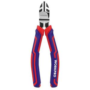lot 10090 image: WORKPRO 6 Wire Cutters Heavy Duty CRV Steel, Diagonal Pliers for Cutting Wires Craft, Comfort Grip Handle