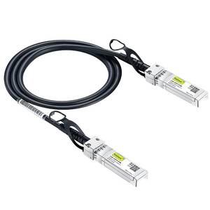 lot 10126 image: 10Gtek 10G SFP to SFP DAC Cable for Cisco SFP-H10GB-CU0.5M, 0.5m1.6ft