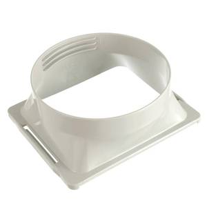 lot 10137 image: HUAREW Portable Air Conditioner Square Exhaust Hose Coupler 5.9 Inch