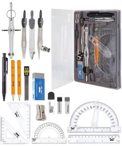 lot 10142 image: Mr. Pen- Geometry Set, 15 Piece Set with 6 Inch Swing Arm Protractor