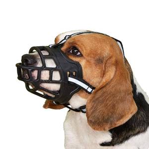 lot 10143 image: Breathable Dog Muzzle - Adjustable Soft Silicone & Mesh, Escape-Proof Design for Mini Small Medium Dogs, Vet Recommended Training and Grooming Safety Black (XS) 8-21lb Dogs