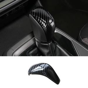 lot 10158 image: Treesiche Car ABS Carbon Fiber Gear Shift Knob Trim Cover for 2024 2025 Crosstrek&Impreza2025 2026 Forester,Crosstrek Interior Accessories Central Control Carbon Fiber Protection Panel Cover