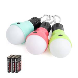 lot 10167 image: EverBrite 3-Pack LED Camping Lights, Portable Tent Lights with 4 Modes