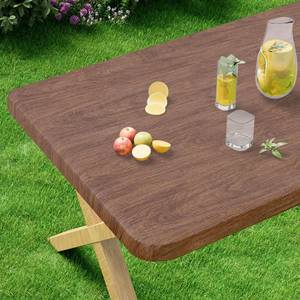 lot 12194 image: Misaya Rectangle Elastic Fitted Tablecloth for 6 Foot Tables