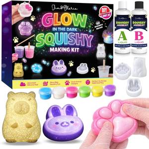 lot 12253 image: Jim & Gloria Glow in the Dark DIY Squishy Kit
