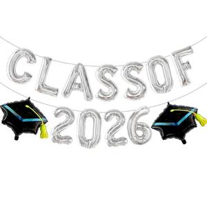 lot 12265 image: Class of 2026 Graduation Balloon Decoration Set