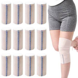 lot 12280 image: MUSEFITR Elastic Compression Bandage Wrap 12 Pack 4in