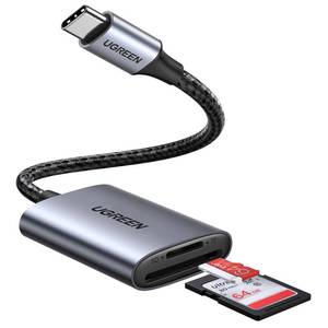 lot 12293 image: UGREEN USB-C SD Card Reader, 2-in-1 Dual Slot