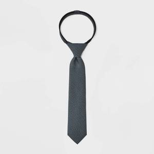 lot 12348 image: Cat & Jack Boys Woven Zip Necktie Gray SM