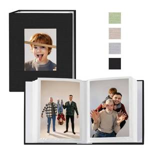 lot 14313 image: Sprsthai Photo Album 4x6 50-Page Black Linen