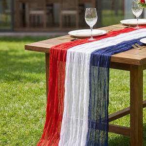 lot 14341 image: Patriotic Table Runner 35.4 x 70.9 Inch