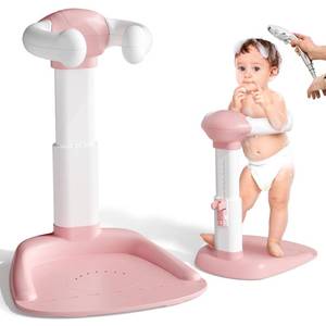 lot 17356 image: Cooseya Baby Shower Stand, Adjustable 8-36 Months