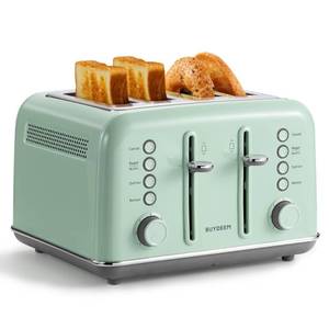 lot 17368 image: Buydeem DT640 4-Slice Toaster, 7 Shade Settings