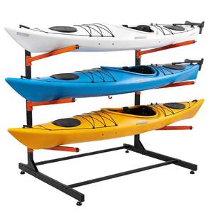 lot 19622 image: POSTYBAY Kayak Storage Rack, 3-Level Freestanding