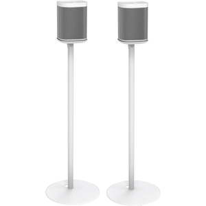 lot 19658 image: ynVISION Floor Stand for Sonos One  One SL  and Play1 Speaker  2 Pack  YN-ONE Pair (White)