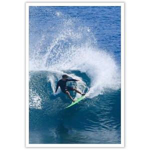 lot 20058 image: Retro Summer Beach Surfer Poster Ocean Surf Canvas Wall Art Vintage 1990 Beach Surfing Lovers Aesthetic Prints Painting For Home Bedroom Dorm College Dorm Wall Decor 12x16in Unframed