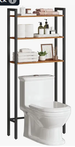 lot 1468 image: Hoobro BF41TS01 Toilet Shelf 67.00 x 33.30 x 12.20 cm