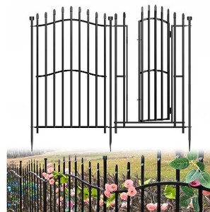 lot 17360 image: 40 Inch 8 Pack Animal Barrier Fence Panels