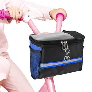 lot 2328 image: Kids Bike Basket, Front Frame Bicycle & Scooter Basket Bag for Boys Girls