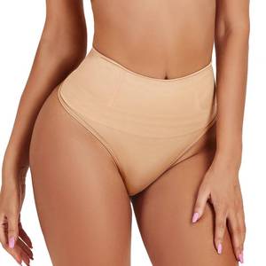 lot 2336 image: JELLYOGA Womens Shapewear Thong Tummy Control Shaper Underwear Seamless High Waist Shaping Panties L
