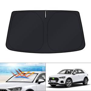 lot 2345 image: KUST Windshield Sun Shade for 2019-2025 2026 Audi Q3 Accessories Custom Fit Sunshade Window Shade Sun Visor Protector Foldable Blocks UV Rays Keep Your Car Cooler