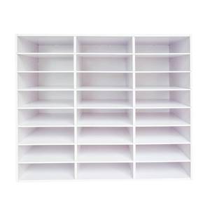 lot 7734 image: ZISAYONTAN 24-Slot Literature Organizer Mail Sorter
