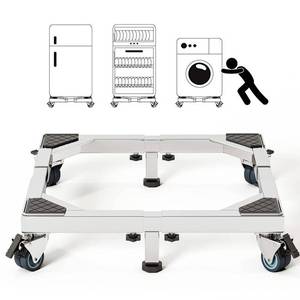 lot 7747 image: Chinchilla Stainless Steel Mobile Appliance Stand